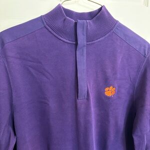 Clemson 1/4 Zip Sweater XL